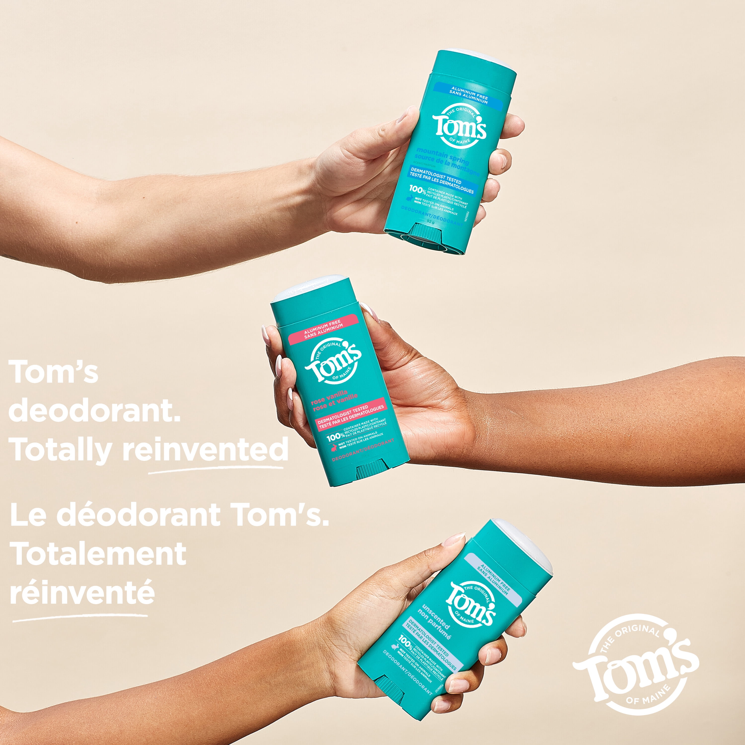 Tom’s of Maine Rose Vanilla Natural Deodorant for Women and Men, 92 g