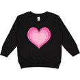 thumbnail image 2 of Inktastic Pink Valentine Heart Toddler Sweatshirt, 2 of 4