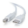 C2G 13400 USB Cable - USB 2.0 A Male to B Male Cable (9.8 Feet, 3 Meters)