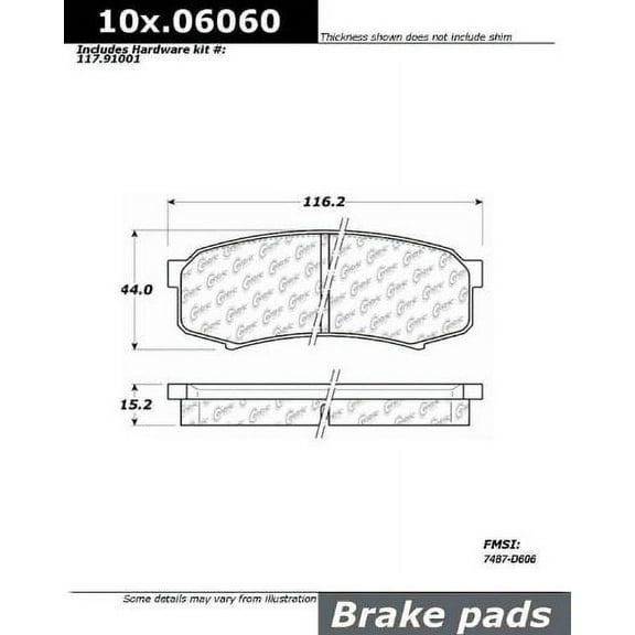 Centric Parts - Ceramic Pads