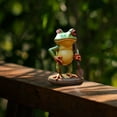 thumbnail image 4 of Yooshoverk Garden Frog Ornament, Decorative Resin Statue, Durable for Poolside, Patio, and Outdoor Landscape Decor, 4 of 5