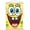 Premium Print and Beechwood Hanger Bundle, variant on Nickelodeon Spongebob - Face Wall Poster with Push Pins, 14.725" x 22.375"
