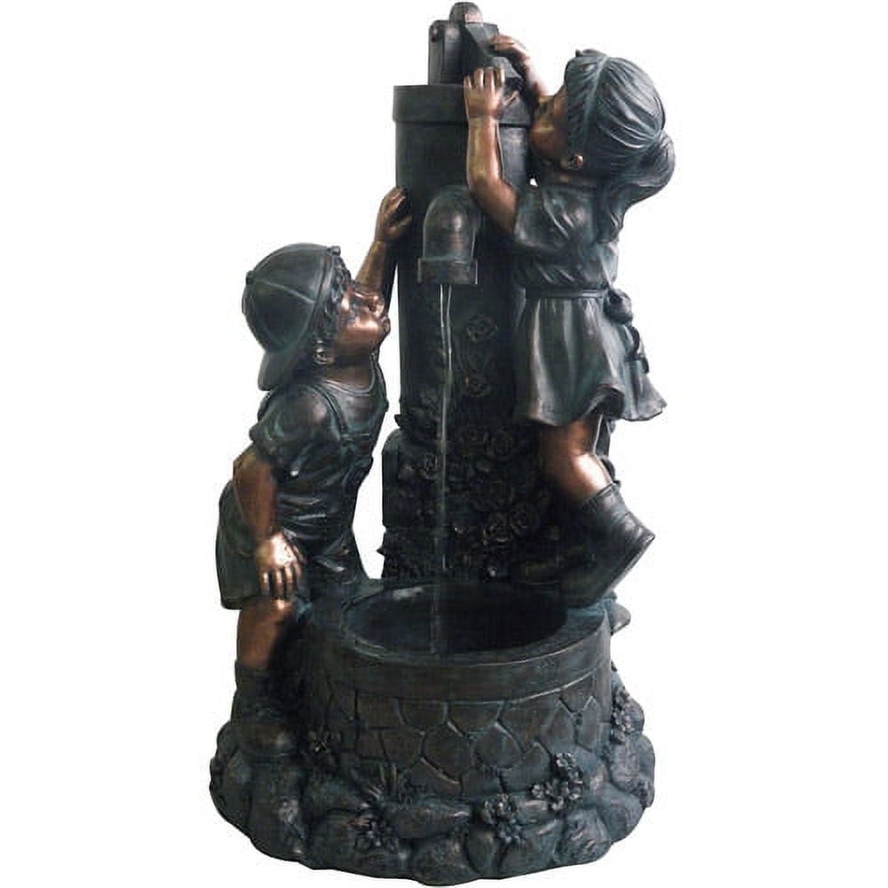 Goyard 50-0002-GYW Boy & Girl Water Outdoor Fountain