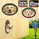 thumbnail image 1 of Ventana De Valla Para Perros Yinane Visor Transparente Cúpula Acrílica 12,4 Pulgadas, 1 of 8