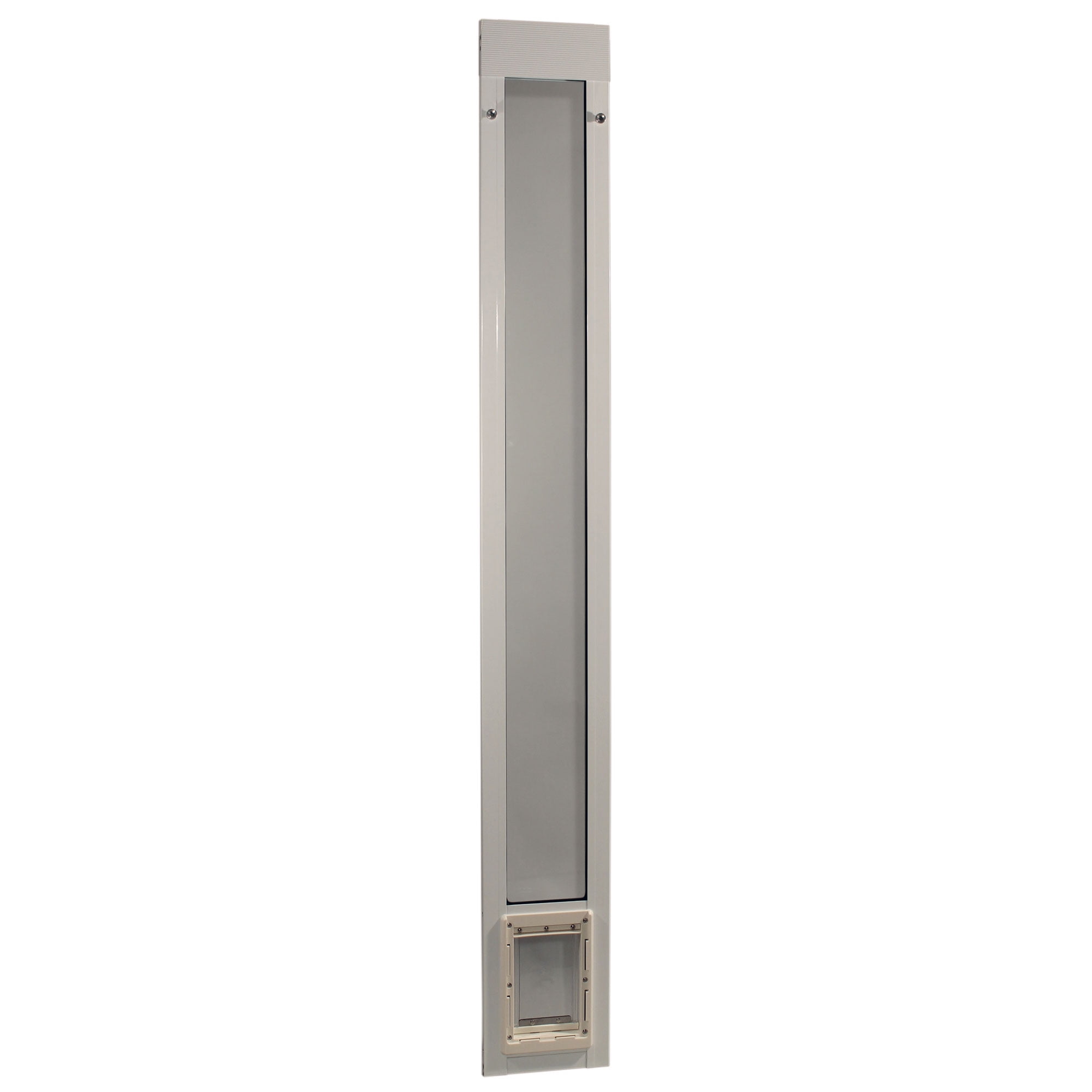 Photo 1 of (DENTED CORNERS) Ideal Pet Products Fast Fit Pet Patio Door Small White 1.63" x 8.75" x 77.63"