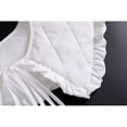 thumbnail image 2 of Minnieouse Chal de cuello falso para mujer, abrigo de cumpleaños a cuadros acolchado con volantes de algodón, chaqueta, camiseta, Capelet, cubierta de Accesorios de disfraces Blanco Minnieouse AP013193-02, 2 of 6
