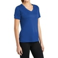 thumbnail image 4 of Mafoose Women's Short Sleeve Competitor V-Neck Tee True Royal X-Small, 4 of 5
