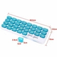 thumbnail image 6 of 31 Day Monthly Pill Organizer Medication Pod Compartment Planner Box Plastic, 6 of 10