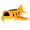 Yellow, variant on STPToys Pull Back Airplane Toys for 1+,Plastic Simulation Airplane Model Toy Party Favors Christmas Gifts for 2-4 - Yellow
