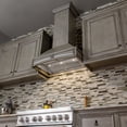 thumbnail image 3 of Zline Kitchen and Bath ZLINE 36 in. Wooden Wall Mount Range Hood in Grey - Includes 1200 CFM Motor, 3 of 7
