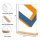 thumbnail image 2 of Soporte para letreros de acrílico, paquete de 4, 8,5 x 11 pulgadas, marcos de acrílico transparente en forma de L, base de madera, menú de mesa Dis, 2 of 5