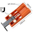 thumbnail image 5 of 2 unidades de bloque de empuje de seguridad, herramienta ergonómica inclinada recta de carpintería para carpintería y uso en mesa de sierras, tablas de enrutador Feliz Sencillez, 5 of 5