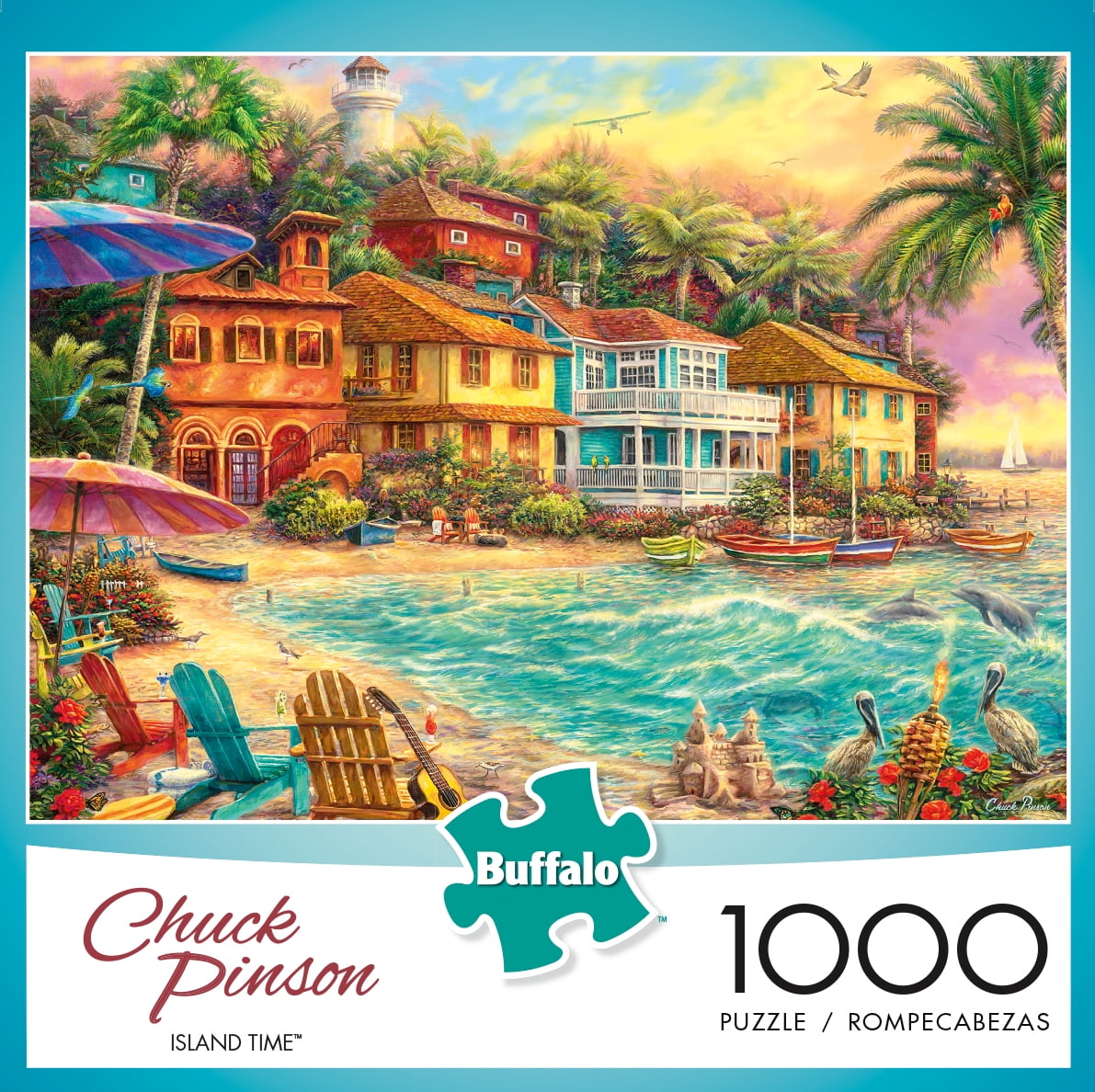 Buffalo Games Chuck Pinson Quiet Cove 1000pcs Jigsaw Puzzle 27" X 20" for sale online