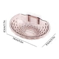 thumbnail image 3 of Fufafayo Soap Box Rack Bathroom Soap Box Non Perforated Soap Dish Holder, Adhesive Wall Mounted Soap Tray Organizer for Shower Kitchen Sink, Plastic Draining Soap Container, 3 of 6