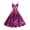 Pink, variant on ZQUUVOU Women's Glitter Print Dress Sleeveless Mini Length Cute Vintage Valentines Carnival Sparkling Outfit Multicolor C