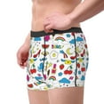 thumbnail image 3 of Kdxio Men's Boxer Briefs with Summer Print - Comfortable and Breathable Underwear for Everyday Wear, 3 of 7