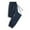 Blue, variant on Mlzmgr Joggers for Men with Zipper Pockets Drawstring Straight Leg Comfy Pants Running Gym Workout Trousers