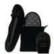 thumbnail image 1 of Zapatillas de ballet plegables con punta sedosa para mujer, terciopelo negro, 1 of 7