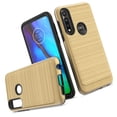 thumbnail image 5 of For Motorola Moto G Power XT2041DL Slim Lining Brushed Hybrid Phone Cover Case - Lining Gold, 5 of 5