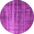 thumbnail image 1 of Ahgly Company Indoor Round Oriental Pink Industrial Area Rugs, 7' Round, 1 of 4
