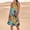 Multicolor#1, variant on Drovellove 2026 Women's Summer Dresses Sleeveless Border Print Plus Size Shift Dress, Solid Color Cotton Linen Scoop Neck Loose A-Line Flared Pocket Casual Boho Sundress