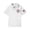 White, variant on Grblisyd Boys July 4th Golf Polo Shirts 1776 Short Sleeve Girls Uniform Shirts American Flag Button Down Shirts 2-13 Years