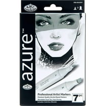 Royal & Langnickel Azure™ 7 pc Grayscale Color Marker Set