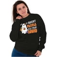 thumbnail image 3 of Cute I Ghost People All Year Round Women Plus Size Crewneck Sweatshirt Brisco Brands 3X, 3 of 5