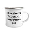 thumbnail image 2 of Inappropriate Samoyed Dog 12oz Camper Mug, I Just Want to Be a Stay at Home Samoyed Dad, Fun Gifts for Pet Lovers, Christmas Gifts, 2 of 2