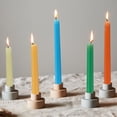 thumbnail image 5 of XINAOBAOLUO 11.8 inch Blue Christmas Candles Sticks Unscented Taper Candles Luxury Pack of 4, 5 of 7