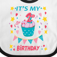 thumbnail image 4 of Inktastic Colorful Cupcake and Confetti Girls 2nd Birthday Boys or Girls Baby Bib, 4 of 4