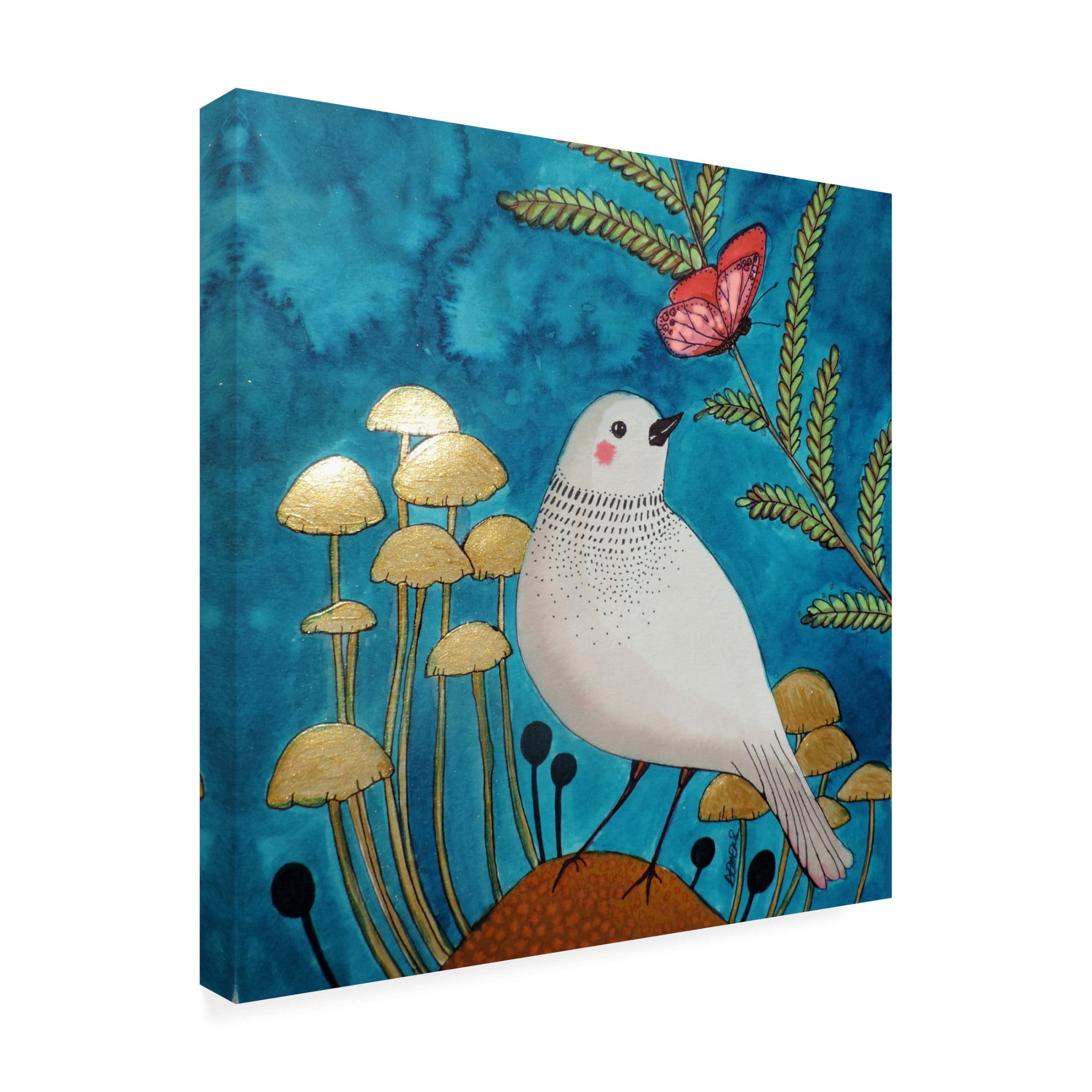 Canvas Wall Art - Sylvie Demers 'Le Petit Sentier' Wall Art for Living Room, Bedroom, or Office D?cor by Trademark Fine Art - 24 x 24 Inches
