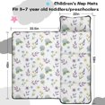 thumbnail image 5 of Pioneer Flower Floral Print Pattern Teens Toddler Nap Mat with Pillow, Sleeping Mat Bag for Preschool Daycare 59"x22", 5 of 6