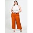 thumbnail image 1 of Pantalon de pierna ancha Roman Fashion /Tallas Extras, 9202 (Chedron) naranja oscuro 36, 1 of 5