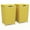 Yellow, variant on Furniture of America Azur Aluminum Patio Trash Cans in Gray (Set of 2)