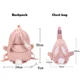 thumbnail image 5 of Fashion Children School Bags Bunny Portable Backpacks Kids Travel Rucksacks Cute Boys and Girls School Book Backpack Chest Bag, 5 of 6
