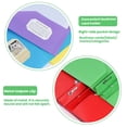 thumbnail image 5 of HOMEIORA Plastic Folders, 3 - Prong 2 - Pocket Poly Folder, Back to School Season Folder, 4 Pack - Multicolor, 5 of 8