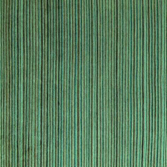 Ahgly Company Machine Washable Indoor Square Abstract Turquoise Blue Modern Area Rugs, 6' Square