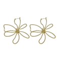 thumbnail image 1 of Ear Pendant Hollow Flower Pendant Earrings Jewelry Earrings Drop Earrings Women Ear Jewelry Alloy Material Gift for Girl, 1 of 3