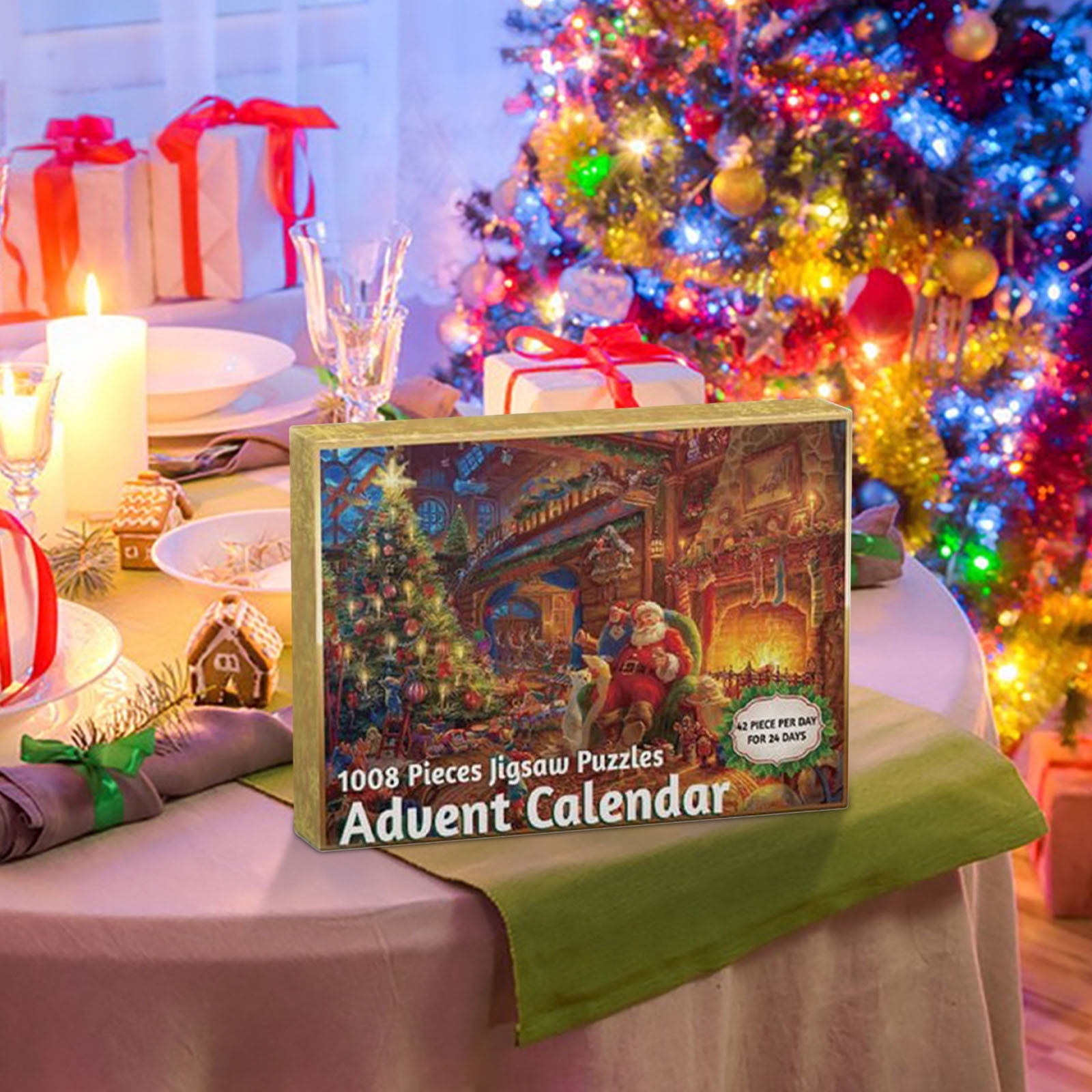 Tosekry Calendario Adviento 2023 Puzzle, 24 Cajas Calendario de Adviento  Árbol de Navidad Decoracion Navidad Adultos, Puzzle Advent Calendar de 1008  Piezas Regalos Para Adultos y Niños(B) : : Juguetes y juegos