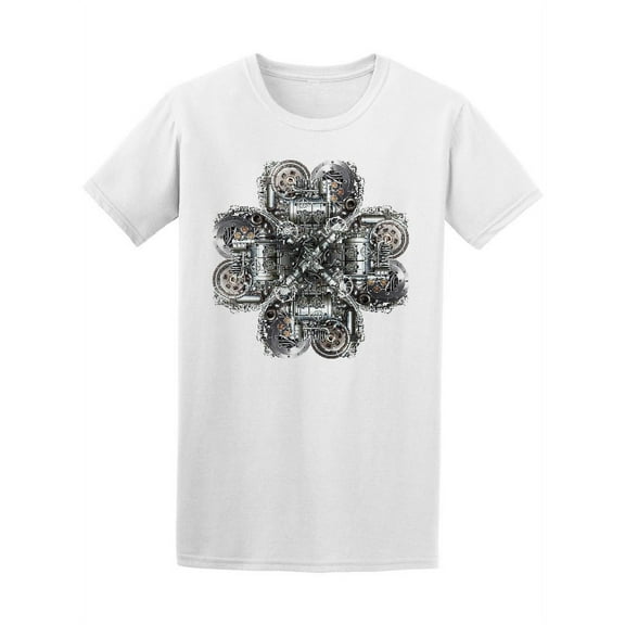 Energy Generator Machine T-Shirt Men -Image by Shutterstock, Male x-Large