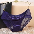 thumbnail image 2 of FhsagQ Lingerie pour Femmes Jeu de Rôle Lingerie pour Femmes Sans Entrejambe Dentelle String Ouvert Culottes G-Pants Lingerie Pyjamas Lingerie pour Femmes Camisoles et Débardeurs Intégrés Bleu G, 2 of 3