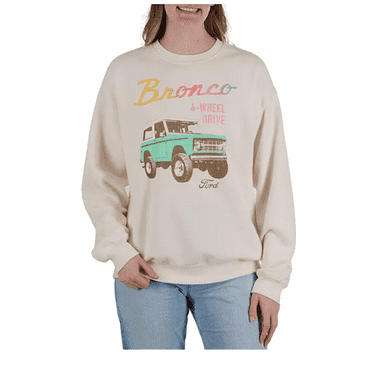 Licensed Women's X-Large Bronco Graphic Sweatshirt