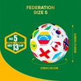 thumbnail image 4 of Balón de fútbol oficial Crayola - Unisex niños - CRAY70BL Internacional Talla 5, 4 of 6