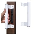 thumbnail image 2 of Manija Puerta Corrediza Tirador Puerta Vidrio Corrediza Aluminio 8 Pulgadas las Manijas Puertas Corredizas Patio Se Adaptan A Orificios Montaje 6-5/8 Pulgadas, 2 of 5