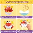 thumbnail image 2 of Bath Toys VConejo Crab Bubbles Maker con 12 canciones y 3 de cuerda, 2 of 6