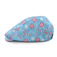 thumbnail image 2 of FUIALDOLG Candy Cane Snowflake Print Light Beret Hat, Retro Adjustable Strap Polyester Newsboy Hat for Summer Golf Outdoor, 2 of 4