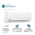thumbnail image 2 of Aire Acondicionado Mini Split Mabe On Off 12000 BTU's 110 V MMT12CABWCA32BM1 Solo Frío, 2 of 4