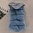 thumbnail image 6 of Women Autumn Winter Color Block Sleeveless Hooded Waistcoat Warm Thick Vest Coat, 6 of 8