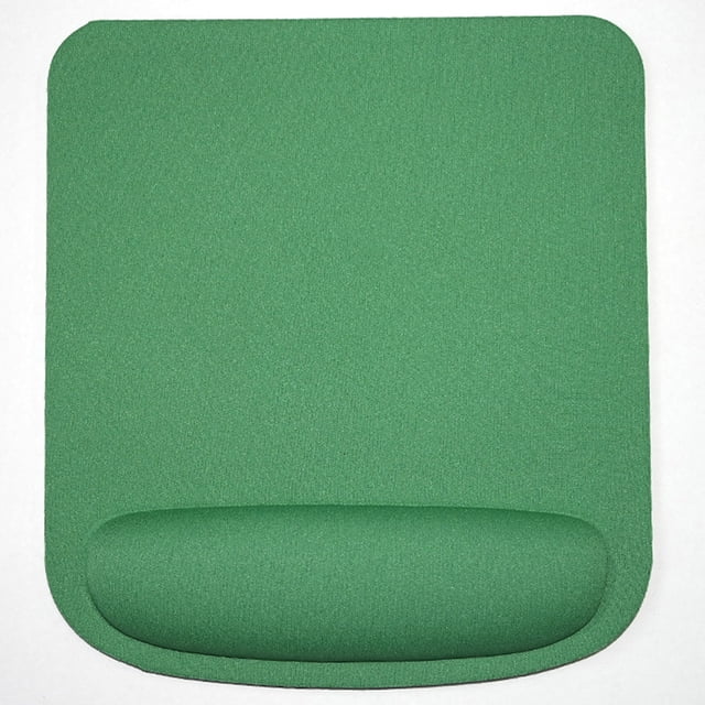 Alfombrilla de ratón con almohadilla de gel, ergonómica, resistente al agua, cómoda, para oficina, con reposamuñecas para ordenador y portátil, color verde clásico